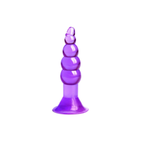 Plug Anal Ventouse Boules Jelly 11 cm Pocket Pleasure 1 dosette lubrifiant